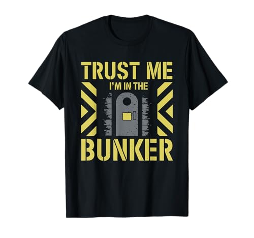 Subterráneo Bunker Entusiasta Doomsday Prepper Supervivencia Camiseta