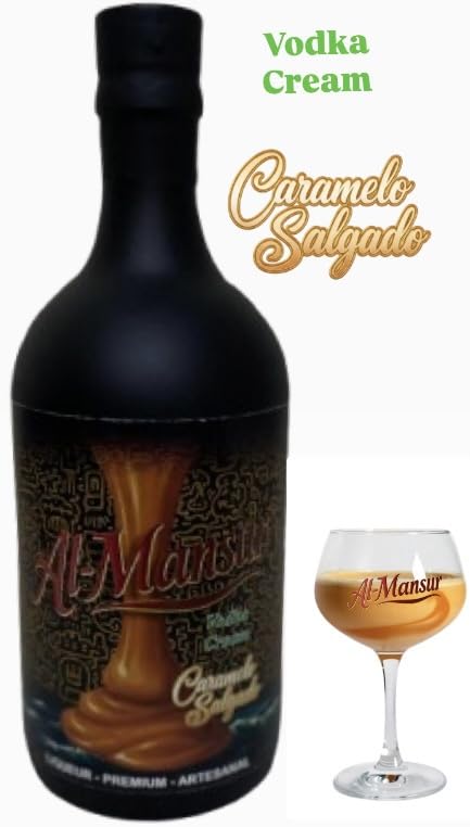 Licor Al-Mansur - Caramelo Salgado -Cream Artesanal Premium (500 ml)