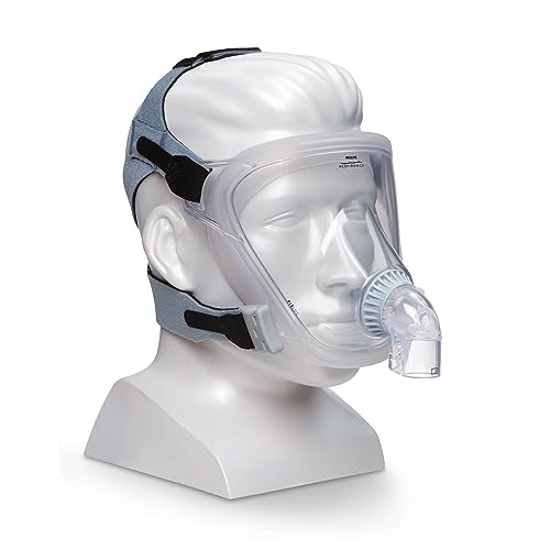 Image of Philips DreamStation BiPAP Pro | Sleep Apnea & Snoring Device + FitLife Total Face Mask, Small Size, EE (Exhalation Elbow), with Headgear | Online Demonstration & Installation