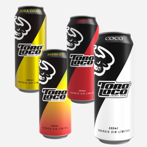 Toro Loco Premium Energy Bebida energética Surtido de x4 SABORES 50cl (x12) Cover