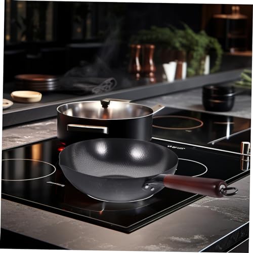 Wok de hierro forjado antiadherente STOBAZA miniatura 6