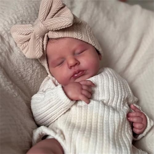 Muñeca Reborn Baby Doll vinyl suave de 20 pulgadas miniatura 2