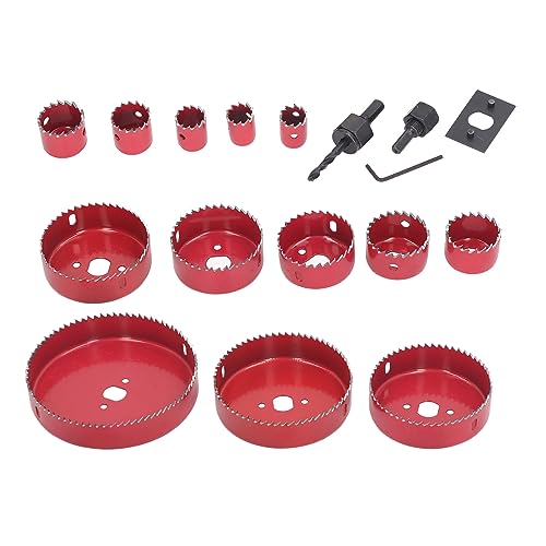 Kit profesional para abrir agujeros con 13 brocas varias medidas miniatura 5