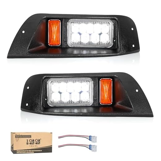 10L0L Headlight Kit for EZGO TXT Golf Carts