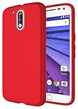 Moto G4 Case, Diztronic Full Matte Slim-Fit Flexible TPU Case for Motorola Moto G⁴ and Moto G⁴ Plus (4th Generation Only) 2016 (Matte Red) - NOT FOR MOTO G4 PLAY MODEL