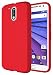 Moto G4 Case, Diztronic Full Matte Slim-Fit Flexible TPU Case for Motorola Moto G⁴ and Moto G⁴ Plus (4th Generation Only) 2016 (Matte Red) - NOT FOR MOTO G4 PLAY MODEL