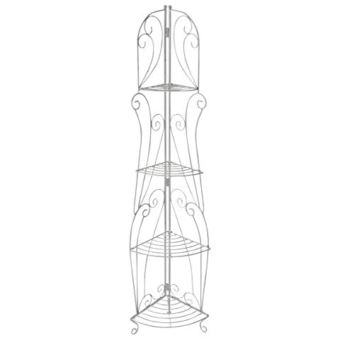Étagère d'angle Fer Pliable CLP Irma Cover
