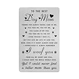 Richesele Dog Mom Wallet Card - Valentine's day, Birthday Gifts from Dog to Mom, Sentimental Puppy Mother Keepsake