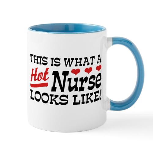 Taza de Cerámica 11 oz CafePress Hot Nurse miniatura 1