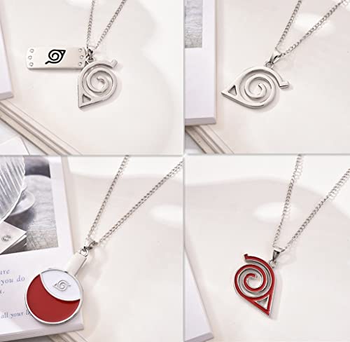 Swuwuwu Anime Necklace, 8Pcs Pendant Necklaces For Boys, Japanese Animation Cosplay Pendant Novelty Charm Boys' Necklaces For Anime Men Fans (A2) #TOP4