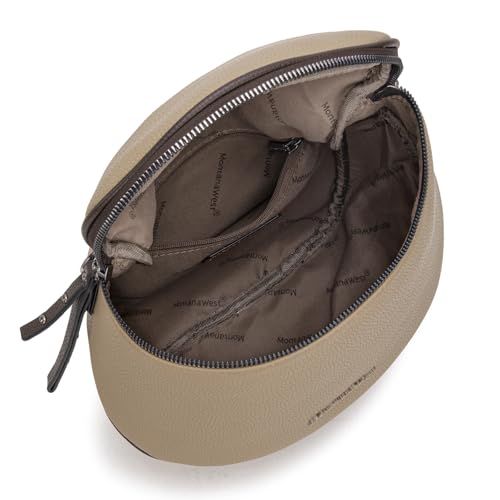 Image of Montana West Crossbody Bag for Women, Large Bum Bag Purse Soft Vegan Leather Travel Fanny Pack with Coin Purse