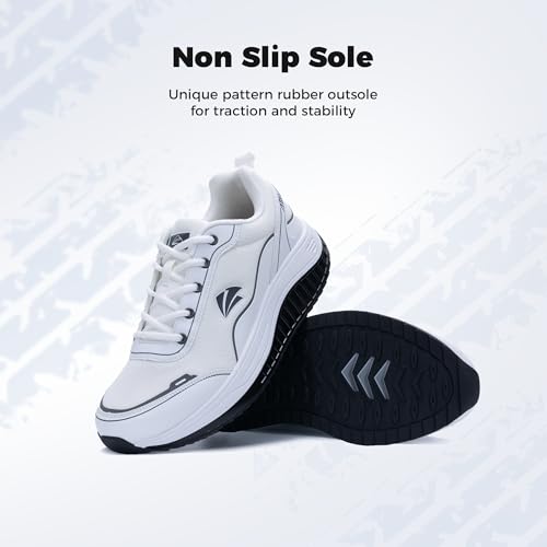Image of Walking Shoes for Men Arch Support Plantar Fasciitis Shoes Orthotic Tennis Sneakers for Foot Pain Relief