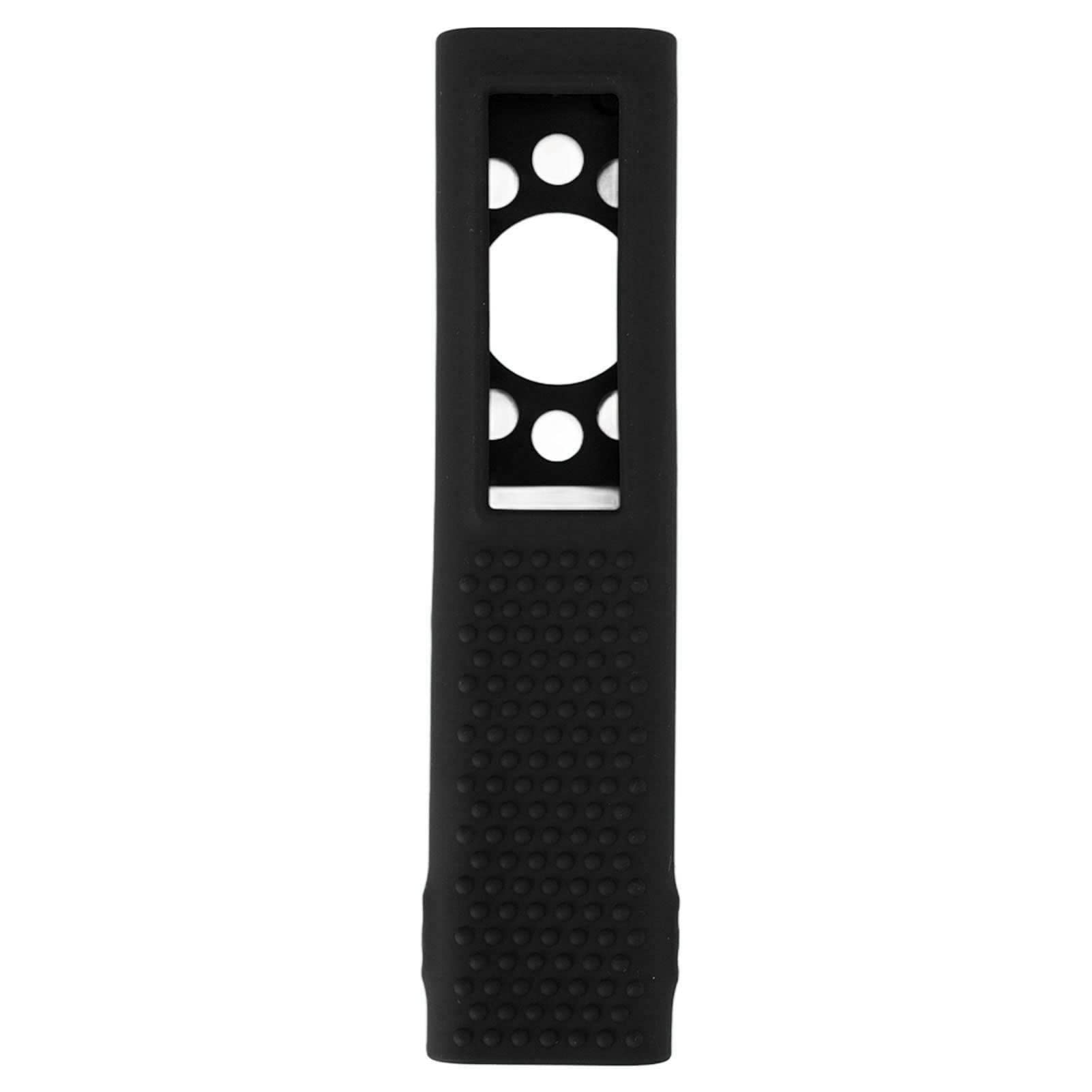SIXRUN Funda Protectora de Silicona para Control Remoto, Funda Anticaída para Control Remoto, Silicona Suave, Lavable, Antideslizante con Cordón, de Acceso Completo para TM2180Eco Series (Black)