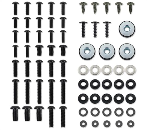 Kit boulons de carénage acier inoxydable pour Suzuki GSX-R 750 noir durable