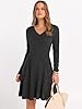 ANRABESS Women Long Sleeve Ribbed Knit Short Dress... #5