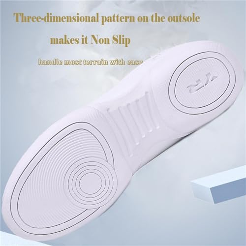 Girl's White Cheerleading Shoes Athletic Training Tennis Shoes Lightweight Competition Cheer Shoes4