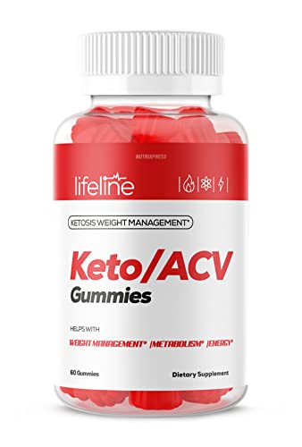 (1 Pack) LifeLine Keto ACV Gummies - Life Line Keto Plus Apple Cider Vinegar Advanced Luxe Gummys Formula, LifeLineKeto + Gummies, Lifelines Pro AVC, Shark, Yearwood, Lines, 30 Days Supply