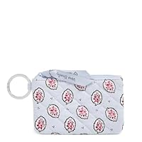 Vera Bradley Damen Ausweishülle aus Baumwolle mit Reißverschluss, Magnifique Leaf
