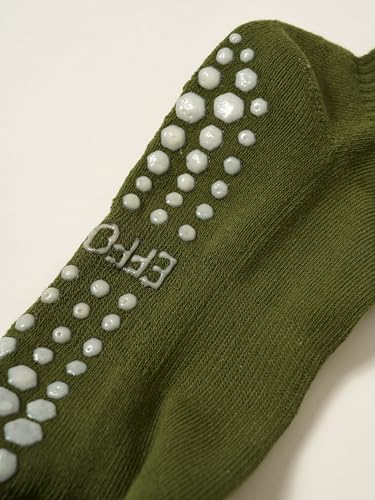 Image of Shapes Studio Half Calf Grip Socks, Cute Fruit Pilates Socks, Ruffle Socks, Non-Slip for Barre Yoga