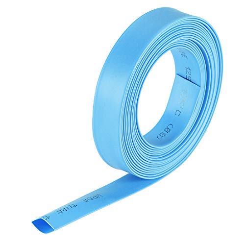 Tubo termocontraíble de 8mm azul ideal para organizar los cables de tu taller y proyectos DIY