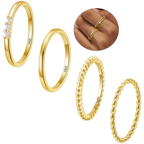 Rajputana 14k Gold Filled Stackable Rings Cover