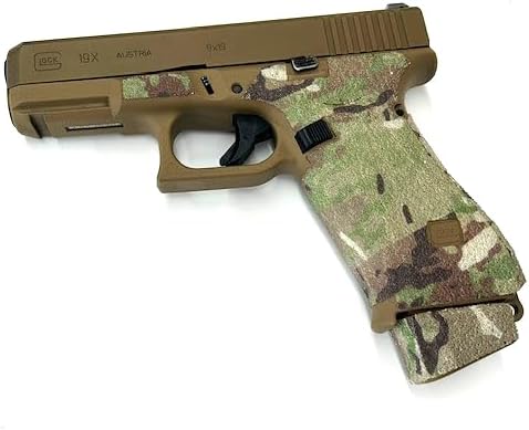 HANDLEITGRIPS Multicam Edge Series Grip Tape for Glock 19x, 19x MOS, 45, 45 MOS - Gun Skins, Veteran Owned, Made in USA
