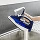 Tefal Express Steam Dampfbügeleisen, 2400 Watt, Dampfstoß: 180 g/Min., 270 ml Fassungsvermögen, schnelles Aufheizen und effizientes Bügeln, Keramik-Bügelsohle, Tropfstopp, blau, FV2838