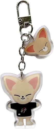 KPOP Stray Kids Creative SKZOO - Juego de llaveros para niños accesorios para bolsas de mercancía Felix Hyunjin Lee Know