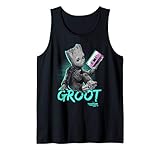 Marvel Guardians Vol. 2 Baby Groot Neon Tape Tank Top