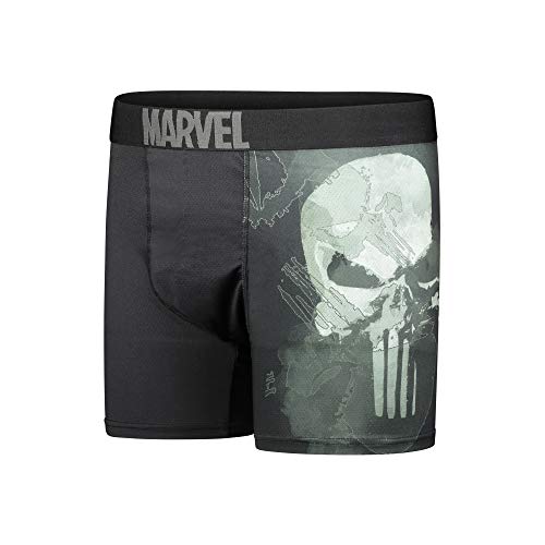 Marvel The Punisher Performance Mesh Underwear Boxer Briefs 3-Pair Pack (Small) #TOP1