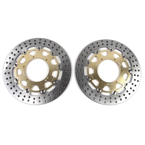 Disques de frein avant flottants haute endurance pour F650GS évitant le voilement thermique
