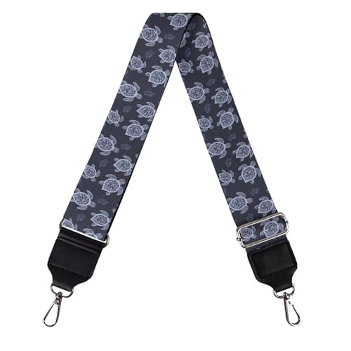 Image of Talayituse Sea Turtle Print Shoulder Strap Wide Purse Bag Strap Adjustable Replacement Belt Luggage Crossbody Shoulder Bag Strap for Women Girls