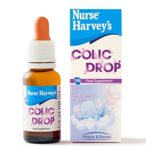 Nurse Harveys Colic Drop 20 ML/Natural Colic & Gas Relief for Babies | Herbal Formula with Black Seed Oil Chamomile Lemon Balm & Magnesium | Sugar-Free Preservative-Free | Digestive Support D