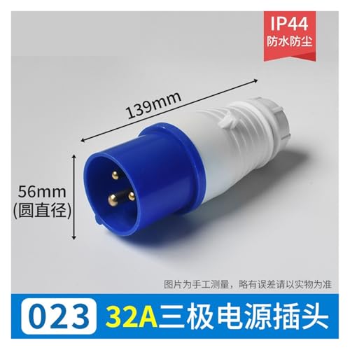 Conector de avión 3,4 y 5 pines 16A/32A IP44 resistente miniatura 2