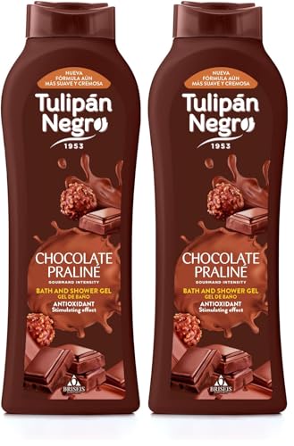 TULIPÁN NEGRO, GEL DE BAÑO CHOCOLATE PRALINE 650ML (Paquete de 2)