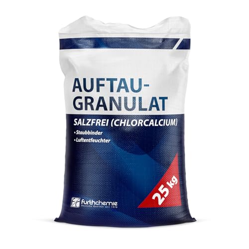 Chlorcalcium 77-80% Schuppen, 25 kg | Auftaugranulat, salzfrei, pflanzenverträglich