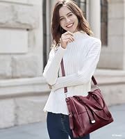 myfriday 2 pcs Vegan Leather Tote Bag Set, Slouchy Satchel Crossbody Purse — image 3