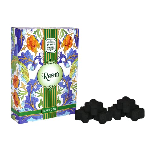 Naseem Bakhoor Incense Tablets - 6 Pc Pack | Premium Blend with Bergamot, Ylang, Patchouli & Cedarwood | Long-Lasting Home Fragrance for Relaxation & Calm | Ideal for Gifting & Daily Use