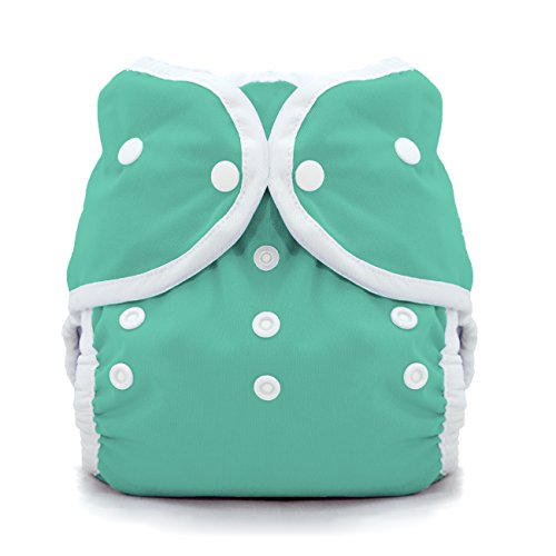 Image of Thirsties Duo Wrap Cloth Diaper Cover, Snap Closure, Moss, Size 2 (18-40 lbs)