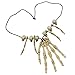 Bone Necklace Skeleton Necklace Skull Necklace Bone Jewelry Voodoo Necklace Caveman Necklace Cavewoman Accessories Voodoo Witch Accessories for Kids Voodoo Charm Costume Mens Bone Necklace Costume