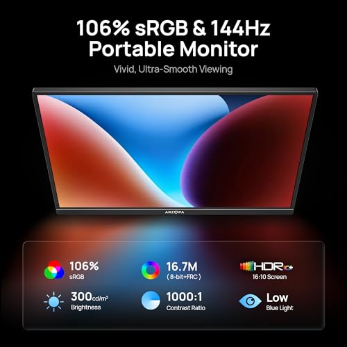 Image of ARZOPA 16.1 144HZ Portable Monitor