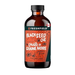 Freshfield Black Seed Oil, Tested Cold Pressed Nigella Sativa, High Thymoquinone (min 1.5%) and p-Cymene, Ultra Strength, Vegan, 100% Pure and Natural Black Cumin Seed Oil Supplement, 8oz Liquid
