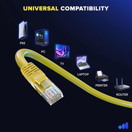 Cable Ethernet patch RJ45 CAT6 UTP 15.24 m amarillo miniatura 6