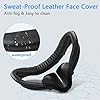 Compatible with Oculus Quest 2 Face Bracket Replacement,VR PU Leather Face Pad Protective for Meta Quest 2,Sweat-Proof Comfortable Face Cover Cushion VR Accessories - Image 3
