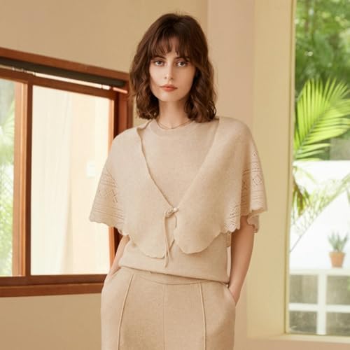 Womens Pashmina Shawls and Wraps Knitted Sweater Casual Shawl Wraps Scarf Cashmere Cardigan Cape Shoulder Top 20253