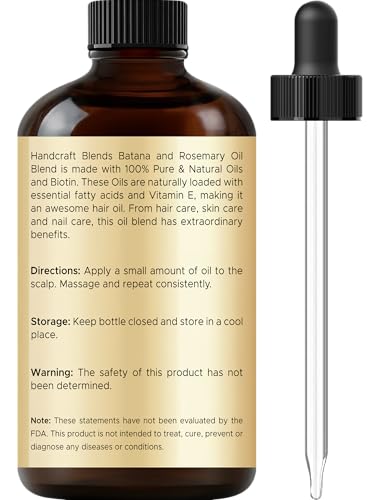 Batana & Rosemary Hair Growth Oil 59 ml – Scalp Treatment & Strengthening for Growth & Loss, Thinning, Dry Scalp, Split Ends – Natural Hair Oil for Women & Men – Intensive Repair & Nourishing Formula - Image 3