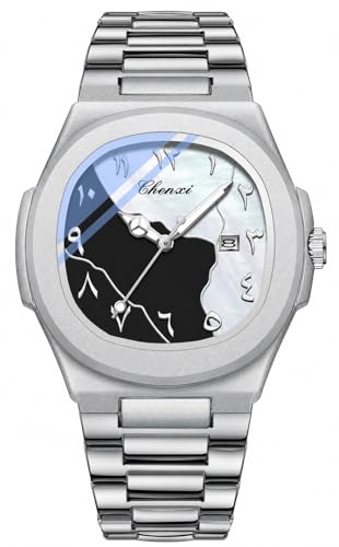 Montre à quartz Gosasa pour homme avec cadran élégant en acier inoxydable étanche