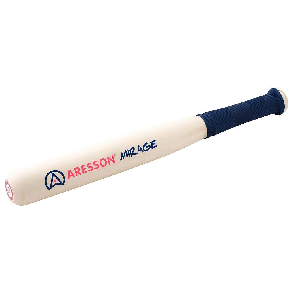 Aresson Mirage Bat Rounders Bat - Blue/Natural, 18 Inch