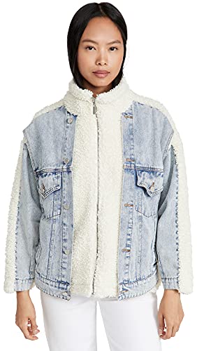 [BLANKNYC] womens Luxury Clothing Sherpa Jacket, Comfortable & Stylish Coat