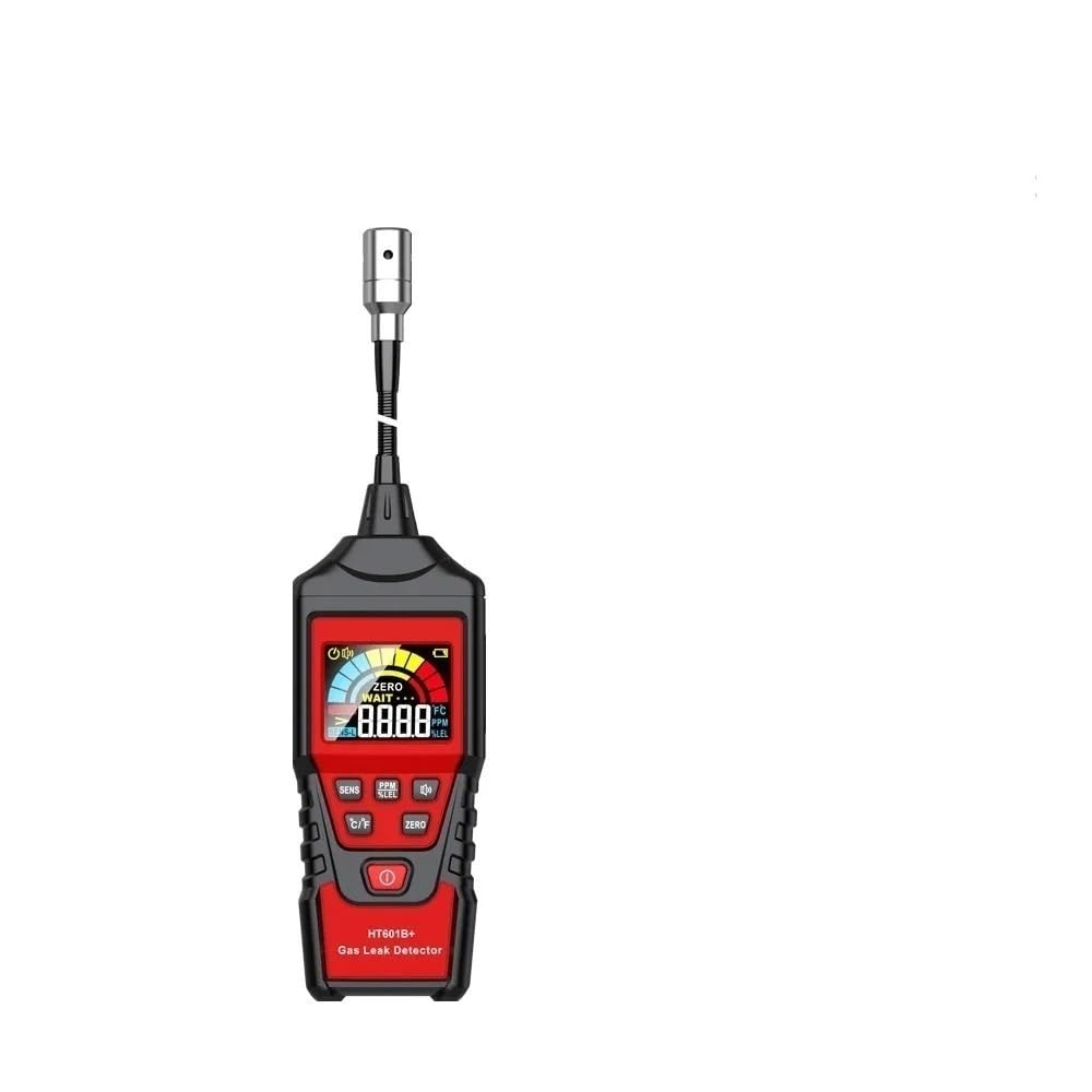 Rilevatore di gas, Rilevatore di perdite gas HT601A HT601B 0-1000PPM Allarme sonoro e schermo metano naturale infiammabile combustibile per lavoro e casa(HT601A)